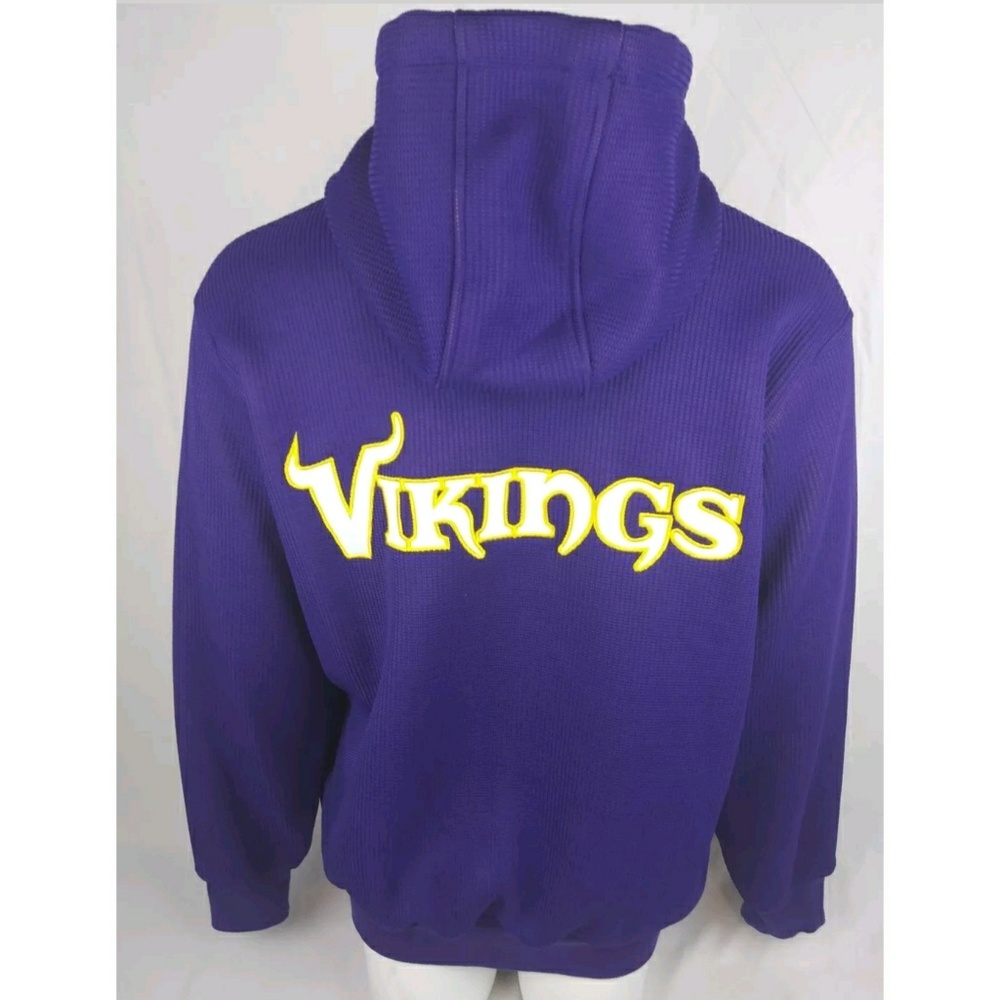 Minnesota Vikings Mens NFL Hooded Jacket Sz L